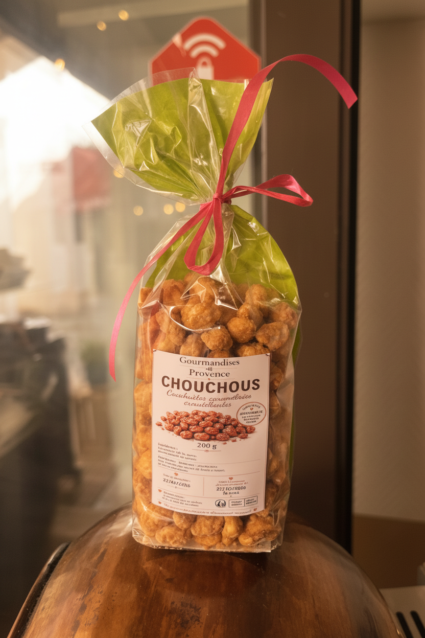 Chouchous cacahuètes caramélisées 200g - Gourmandises de Provence