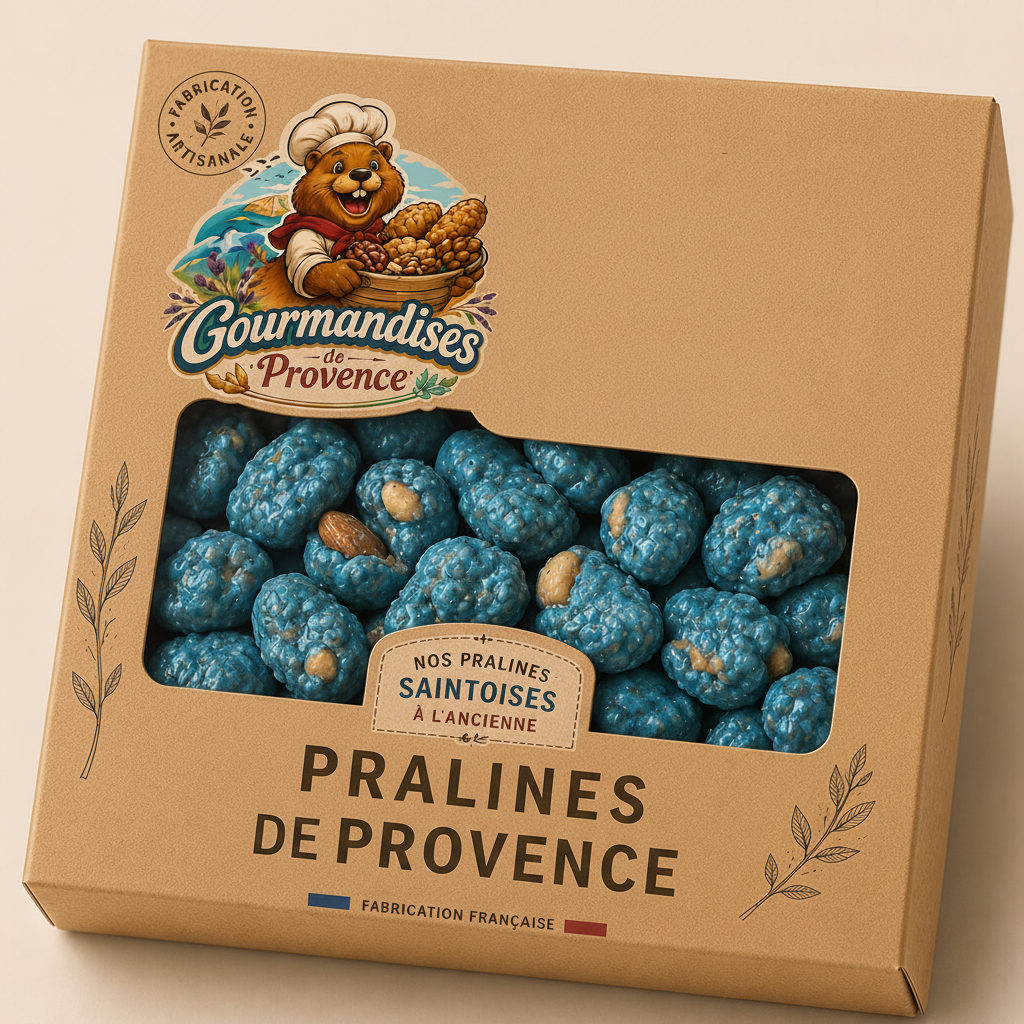 Chouchous & Pralines de Provence Bleues 100g — Gourmandises de Provence